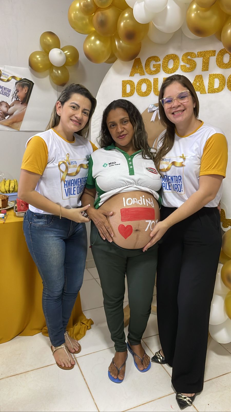 PALESTRA CAMPANHA AGOSTO DOURADO NA UBS DO ACARAJÓ. – Prefeitura de Bragança