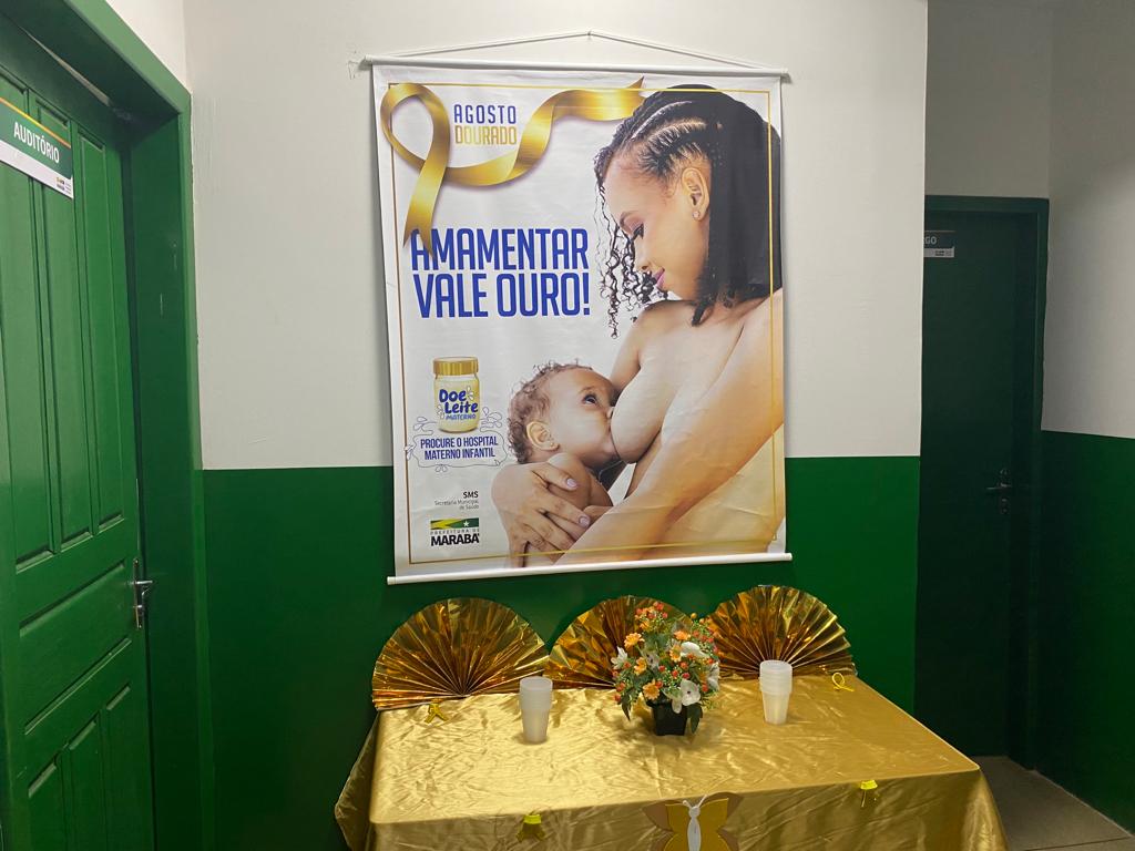 PALESTRA CAMPANHA AGOSTO DOURADO NA UBS DO ACARAJÓ. – Prefeitura de Bragança