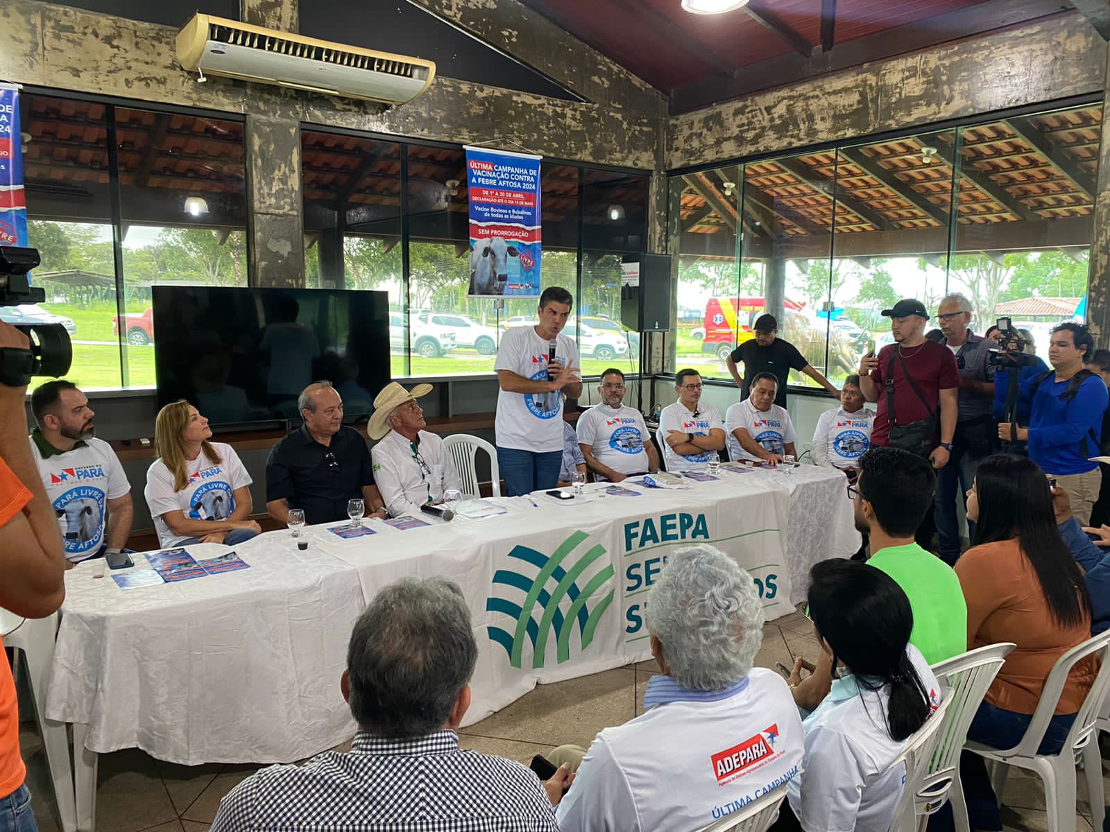 Cidade: Prefeito de Marabá participa de agenda com Governador e lançamento de Campanha de Vacinação contra Febre Aftosa