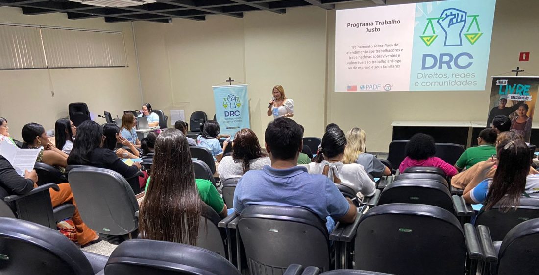 Assistência Social: Seaspac e ONG Só Direitos realizam capacitação para combate ao trabalho análogo à escravidão