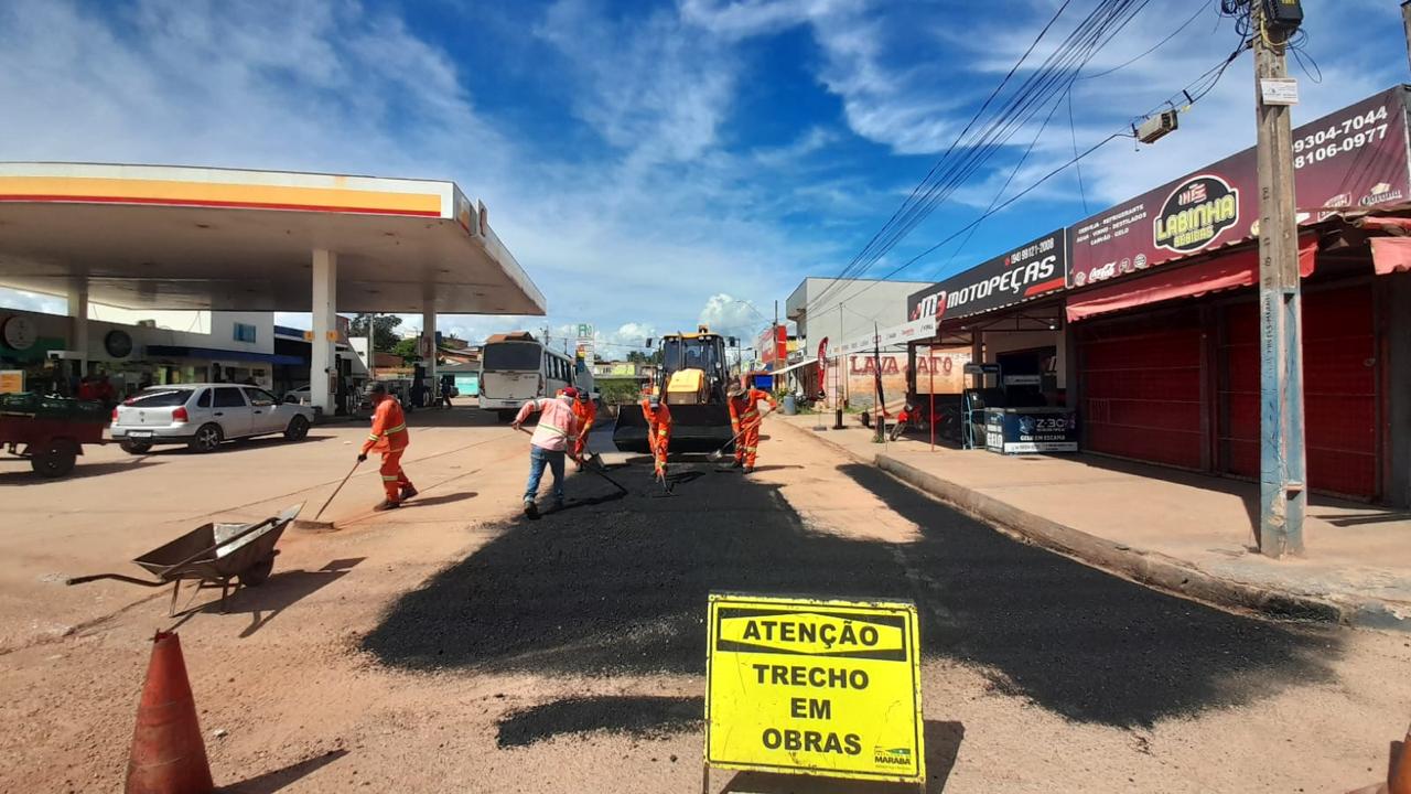Sevop: Operação Tapa-buraco atua no bairro Araguaia e Núcleo São Félix