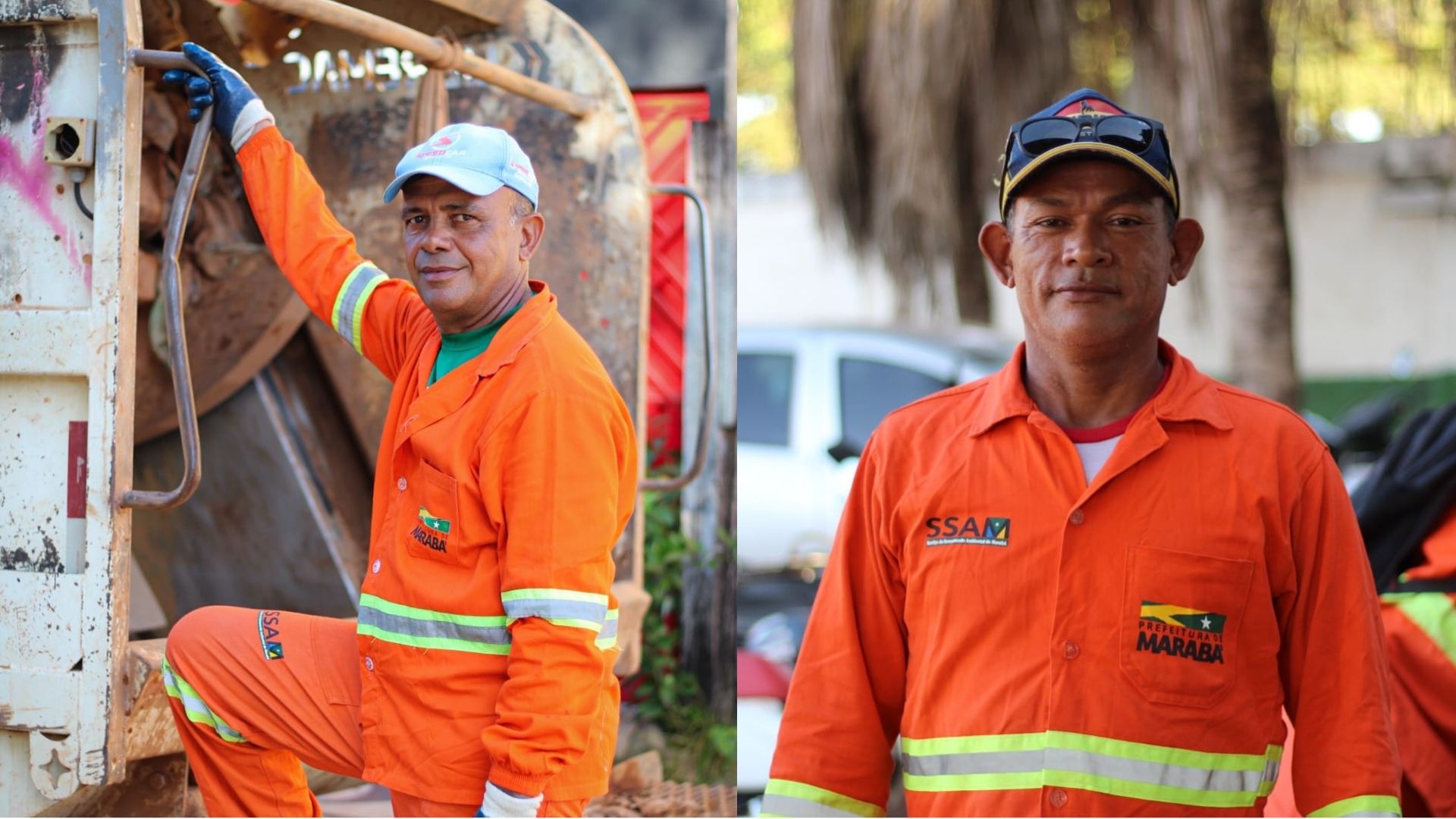 Dia do Gari: Pedro e Jofre esbanjam alegria e cuidado na limpeza da cidade