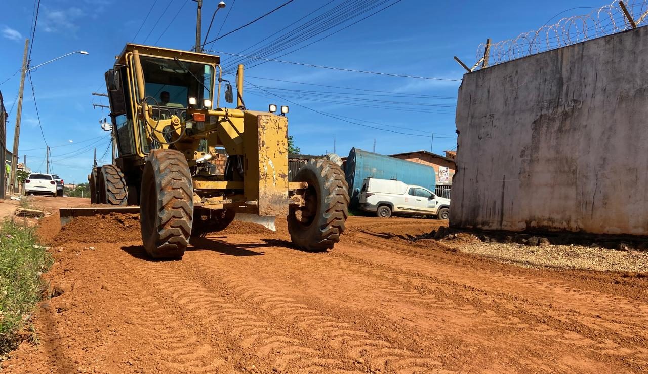 SSAM: Bairro Infraero recebe serviço de recuperação de vias