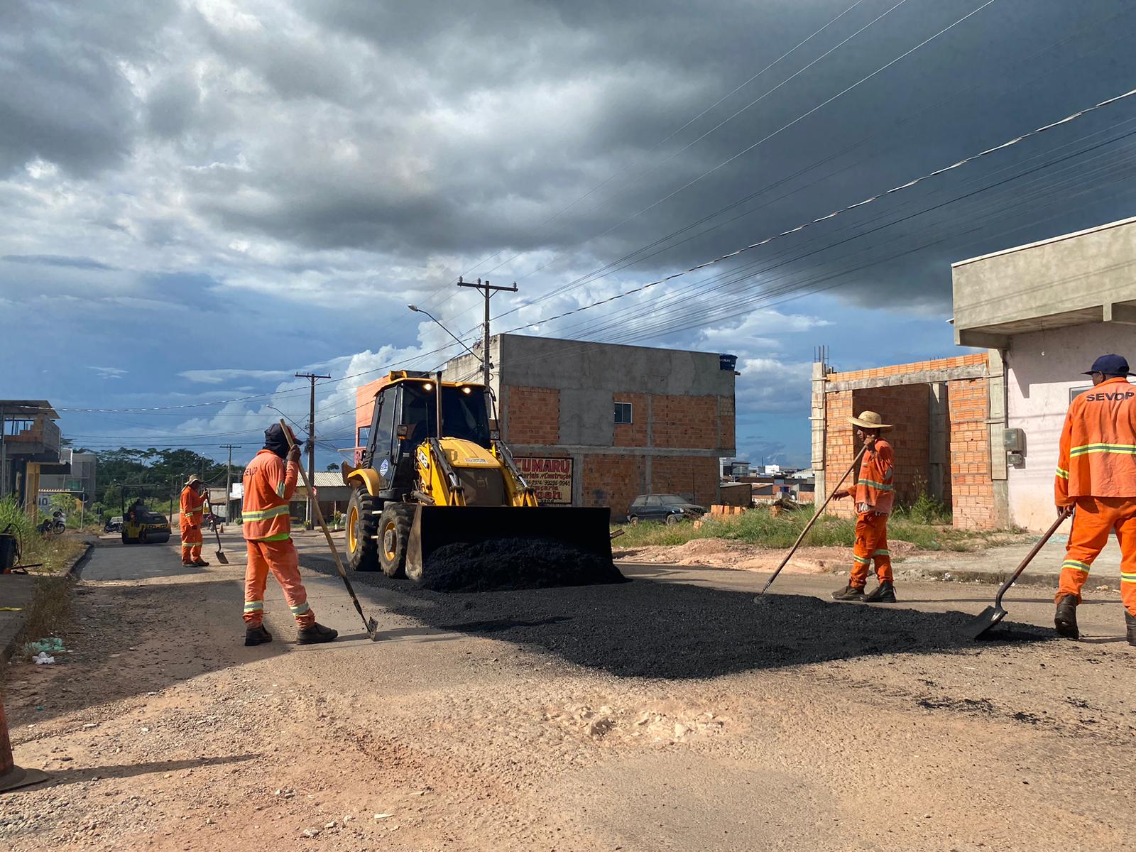 Sevop: Esta semana, operação Tapa-Buraco atua na Marabá Pioneira e Cidade Jardim