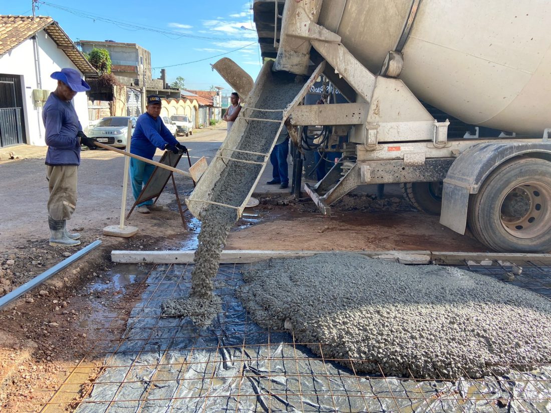 Obras: Pavimentação nos Bairros Km-7, Araguaia e em Murumuru melhoram a infraestrutura local