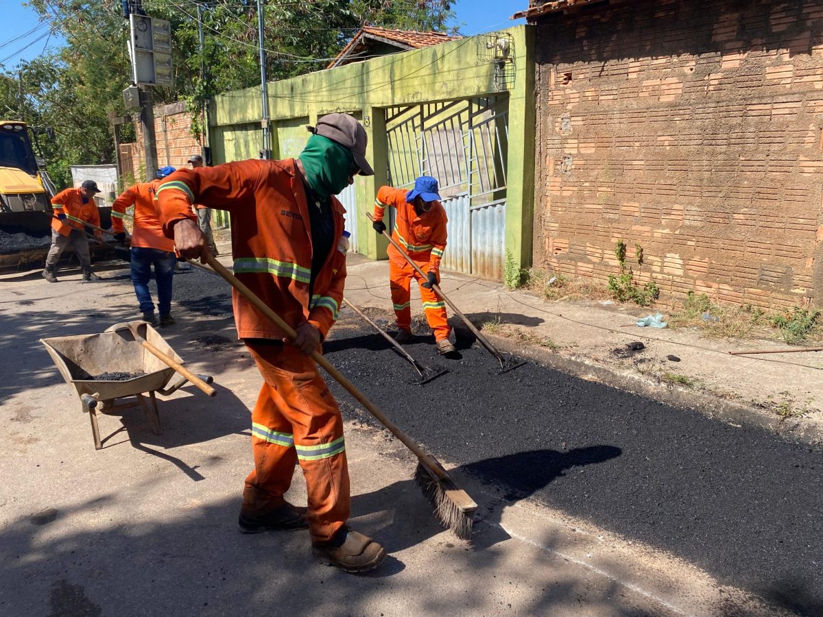Sevop: Esta semana, operação tapa-buraco continua em trechos dos núcleos Nova Marabá e São Félix