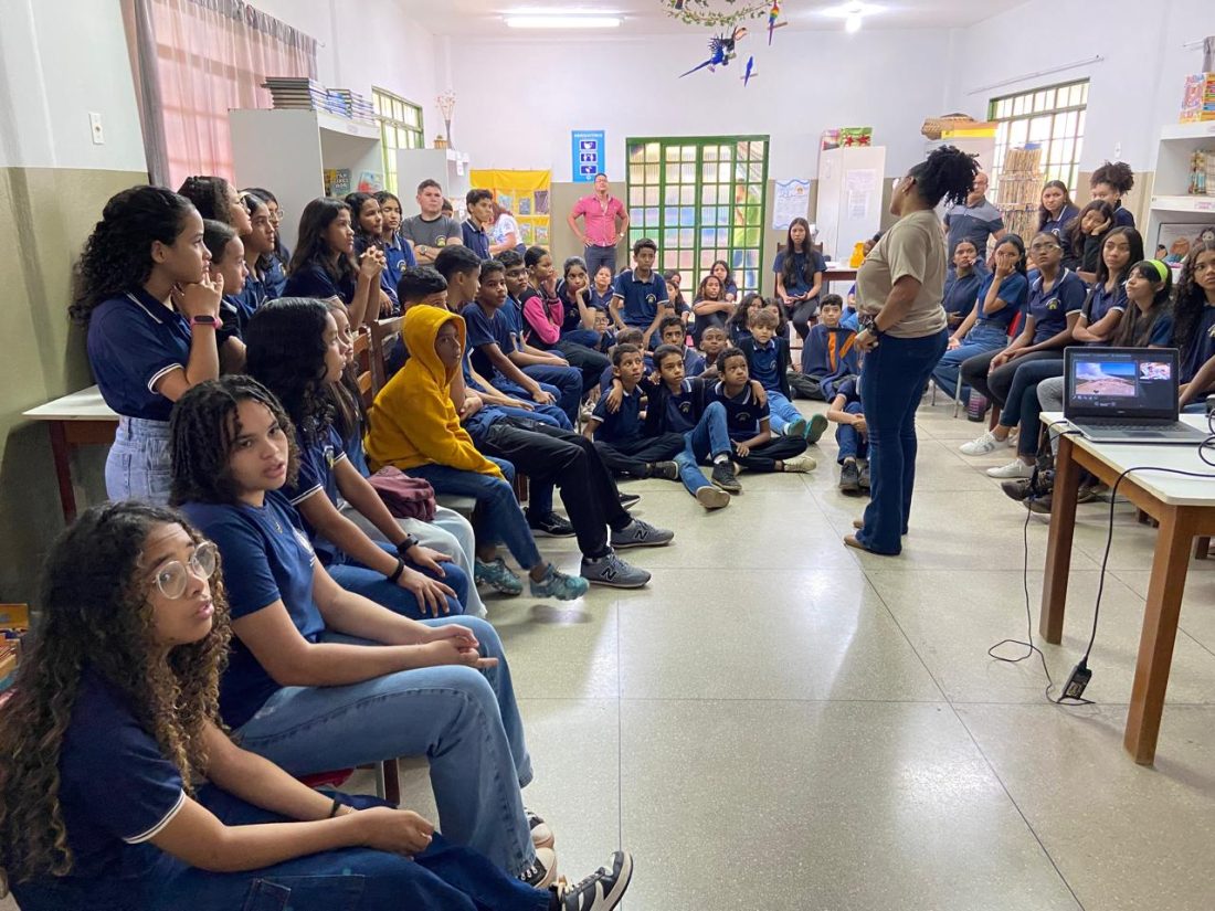 Semma: Alunos da Escola Doralice de Andrade Vieira ganham palestra sobre queimadas
