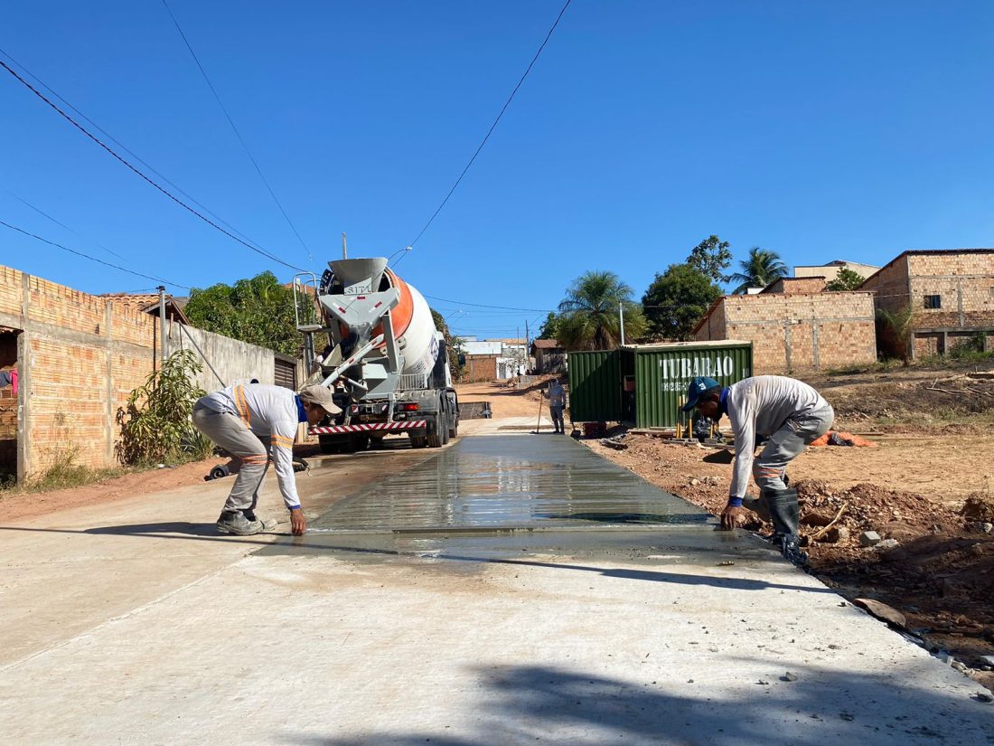 Obras: Sevop realiza mais pavimentação no Bairro Araguaia