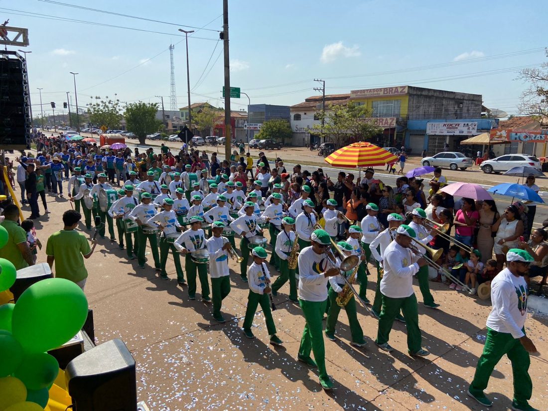 Semed: Desfile cívico-militar em celebração à Semana da Pátria no núcleo Morada Nova