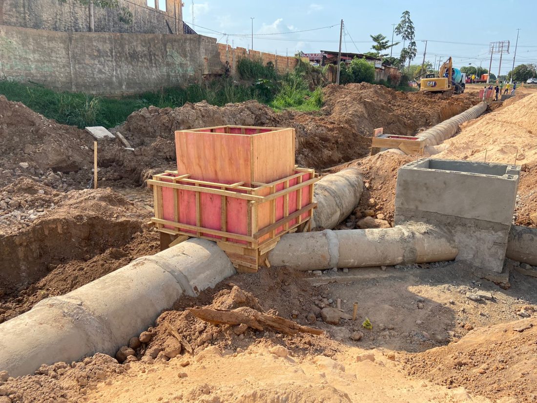 Obras: Sevop inicia drenagem no Bairro Jardim Vitória para pavimentação em breve