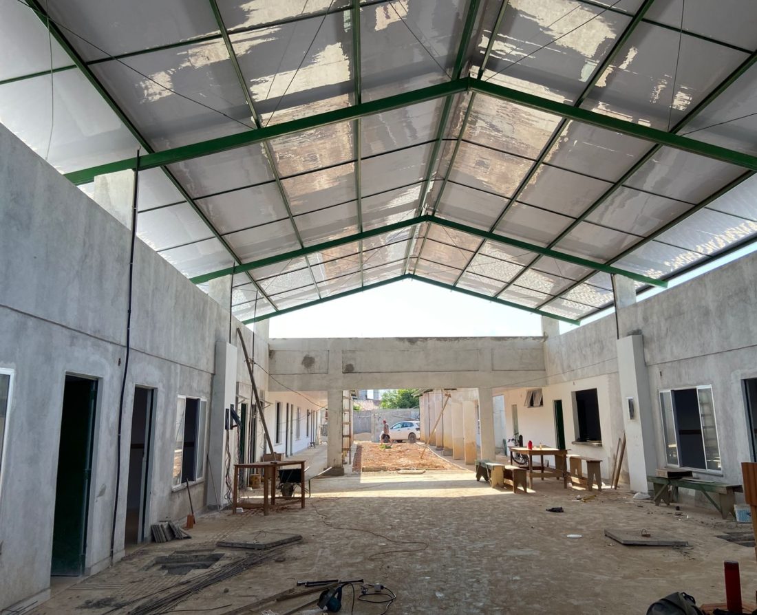 Obras: Construção da NEI Eunice Vieira está em ritmo acelerado no bairro Bom Planalto