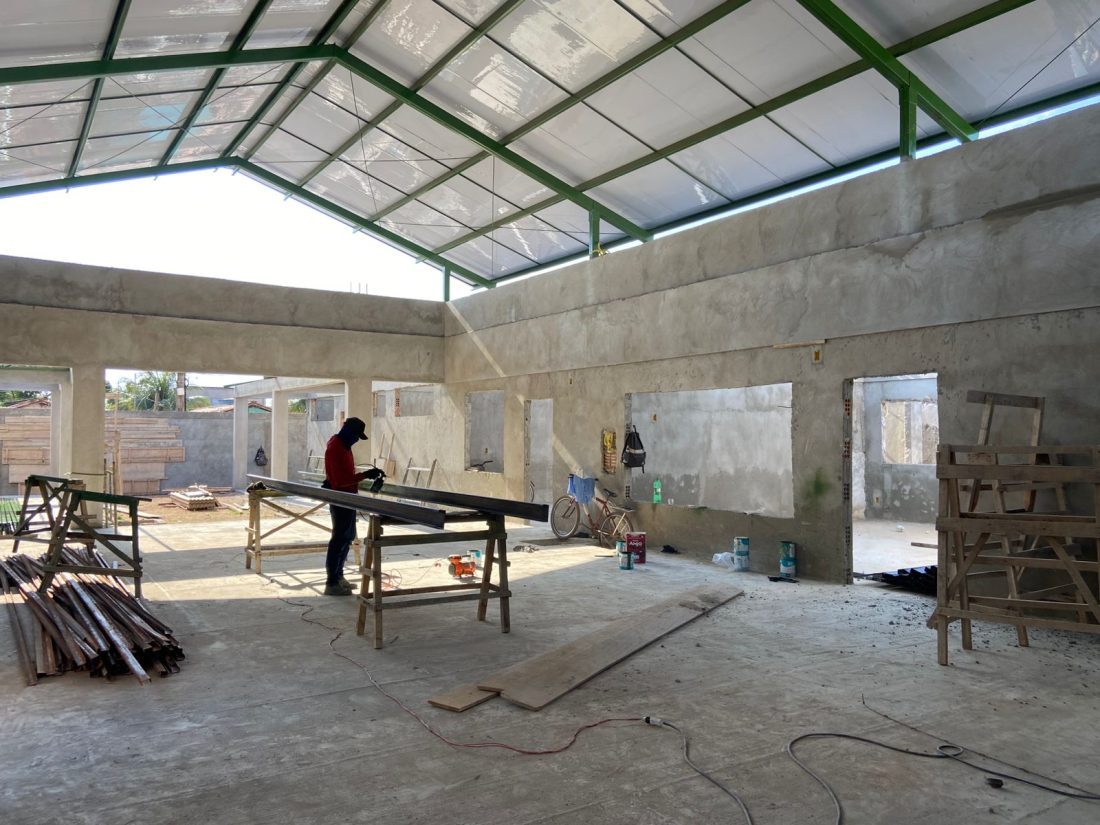 Obras: NEI Henrique Campos terá sete salas de aula para atender Bairro Bela Vista