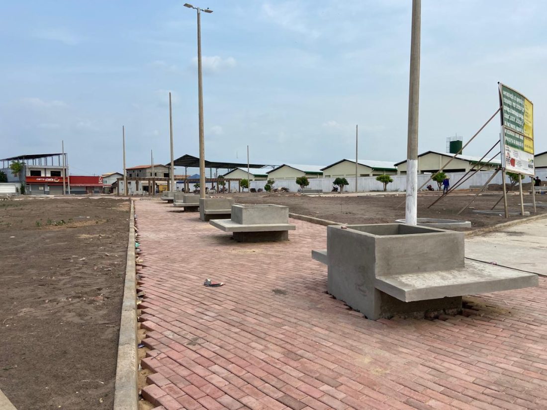 Obras: Praça do Cidade Jardim começa a ganhar formas de um novo espaço de lazer
