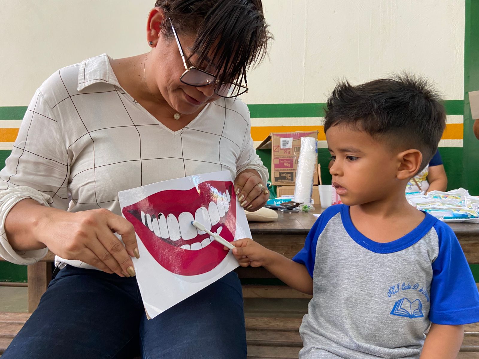 Dia da Saúde Bucal: Crianças aprendem a cuidar dos dentinhos com as atividades do PSE