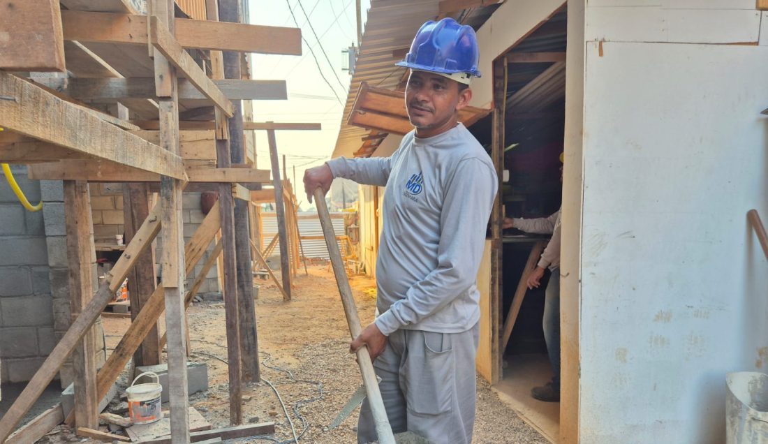 Obras: Nova Feira da Laranjeiras em construção já anima os pequenos comerciantes do local