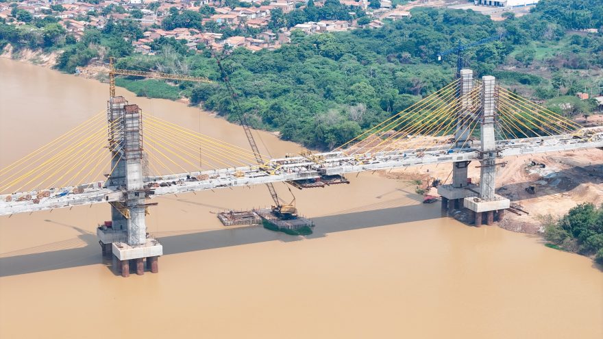 Obras: Sevop realiza pavimentação asfáltica das vias de acesso à Ponte Dona Ana Miranda