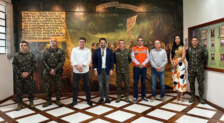 Gestão: Comitiva da Prefeitura de Marabá visita 23ª Brigada de Infantaria de Selva