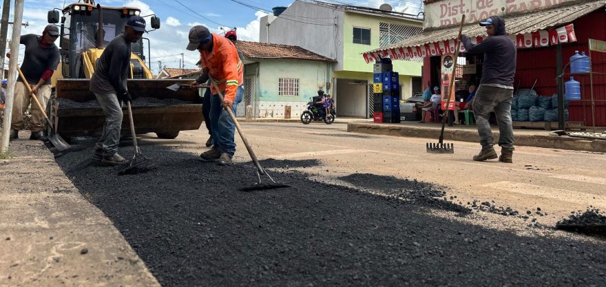 Sevop: Operação Tapa-Buraco recupera ruas em Marabá