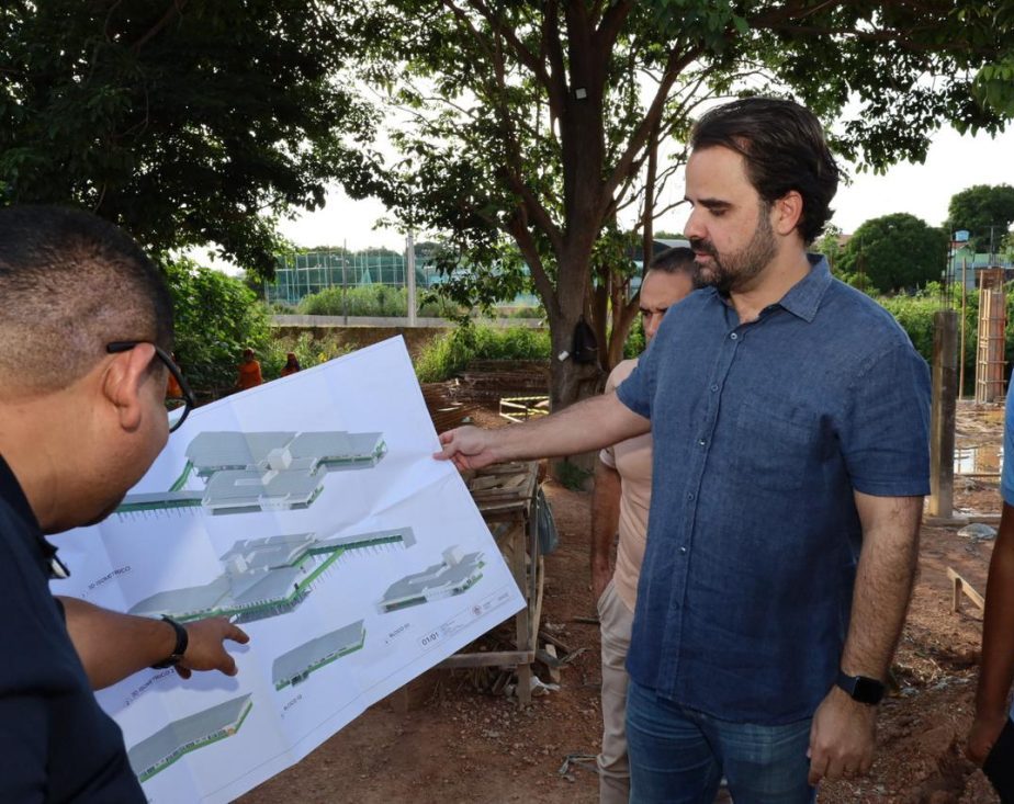 Obras: Prefeito Toni Cunha e vereadores visitam obras de construção do novo Pronto-Socorro de Marabá