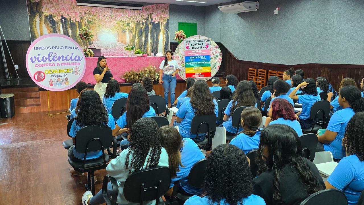 Educação: Palestras nas escolas abordam prevenção e combate à violência doméstica