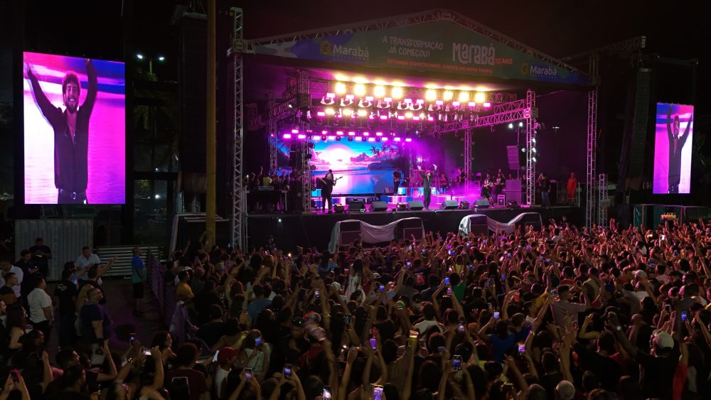 Mab 112: Marabá celebra aniversário com shows de Natan, artistas locais e conta com a presença  milhares de pessoas