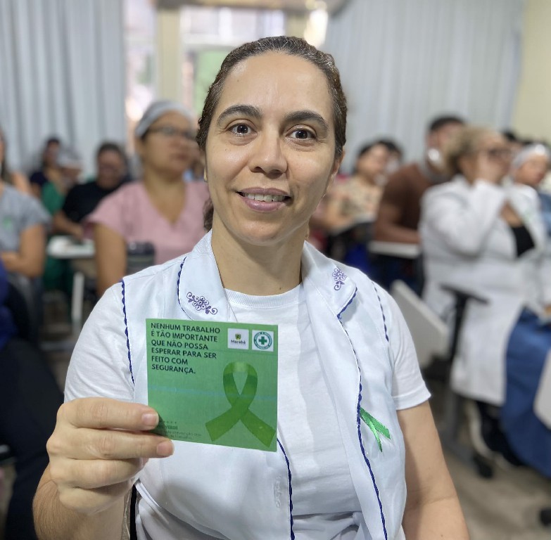 Abril Verde: Palestra sobre segurança do trabalho é promovida aos servidores do HMI