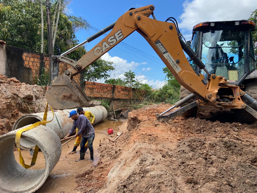 Obras: Drenagem beneficia moradores no bairro São Félix I