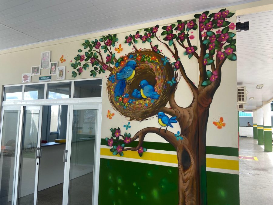 Arte Educação: Projeto Expressões Urbanas cria mural coletivo na Escola