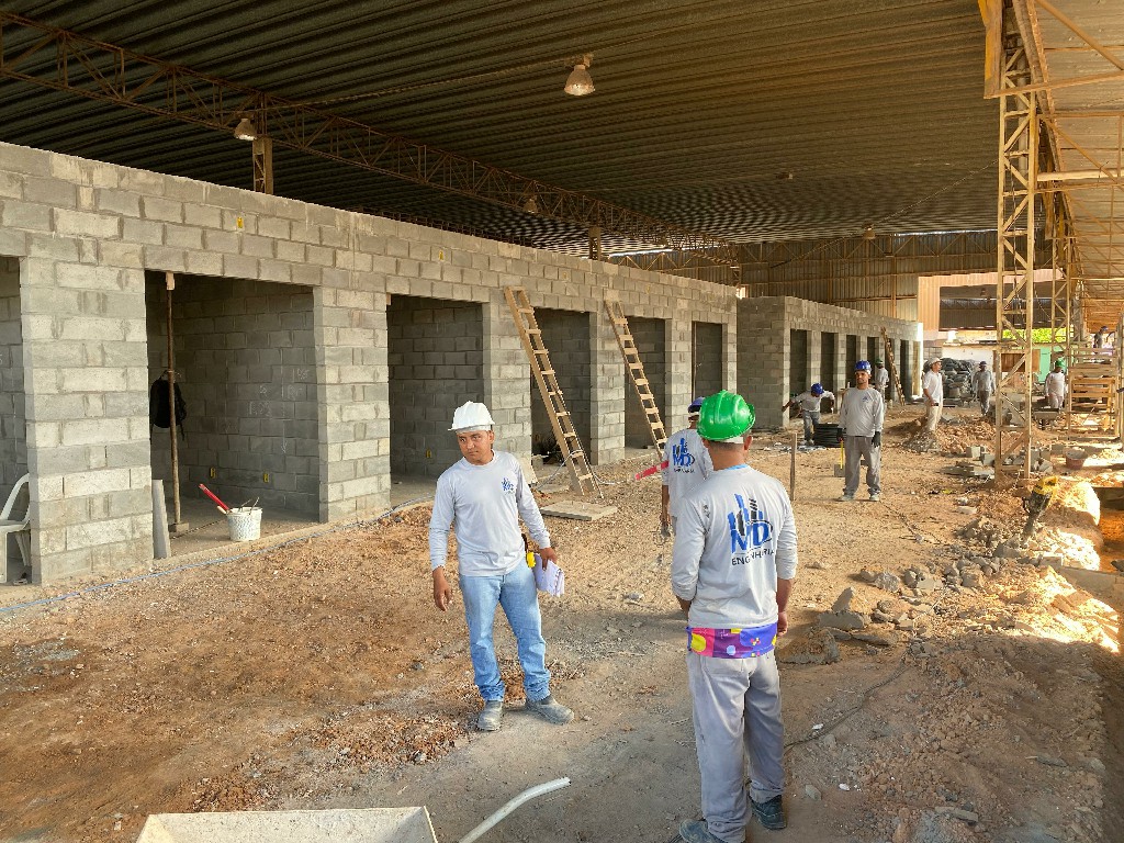 Sevop: 112 boxes da nova Feira do bairro Laranjeiras passam por acabamentos