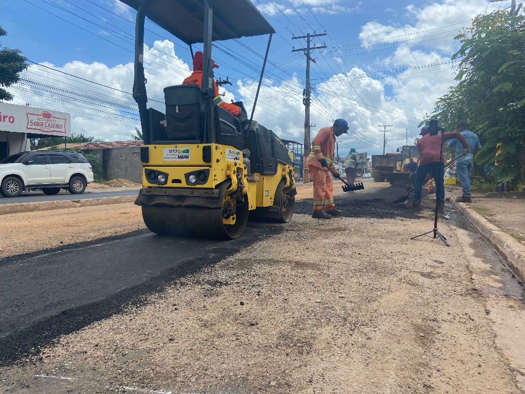 Sevop: Equipes da operação Tapa-Buraco atuam na Nova Marabá e bairros Jardim União e Belo Horizonte