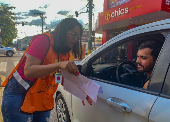 Maio Laranja: Blitz conscientiza sobre combate ao abuso e exploração sexual de crianças e adolescentes