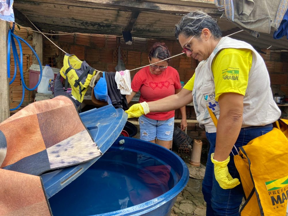 Saúde: Agentes de Combate a Endemias realizam LIRAa em bairros de Marabá