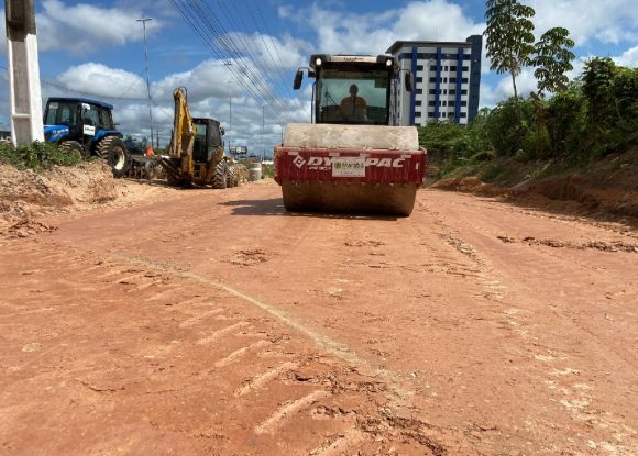 Sevop: Instalado o sistema de drenagem nas obras do retorno da nova ponte