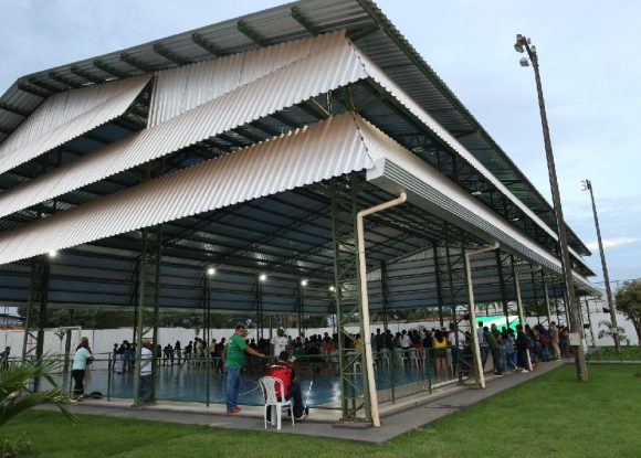 Sevop: Comunidade do São Félix recebe nova quadra poliesportiva da EMEF Evandro Viana