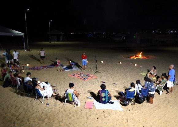 MaraVerão: Praia do Tucunaré é palco do 147º Sarau da Lua Cheia