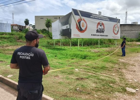 DMFP: Ação de Fiscalização de Postura removerá outdoors irregulares no município