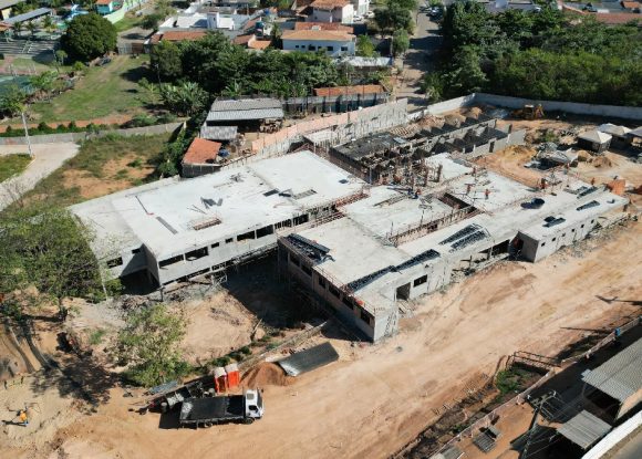 Obras: A construção do Pronto-Socorro do HMM alcançou 36% de execução