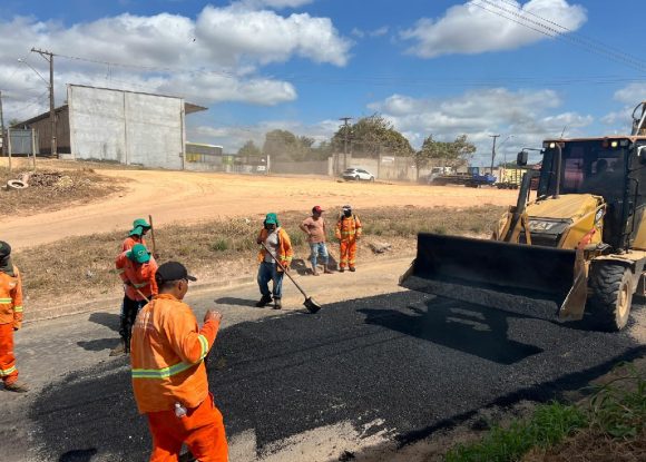 Obras: Sevop promove operação Tapa-Buraco nos bairros Araguaia e Cidade Jardim
