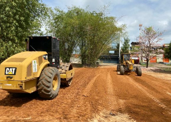 Ação Marabá: Obra do estacionamento da Folha 23 passa por terraplanagem