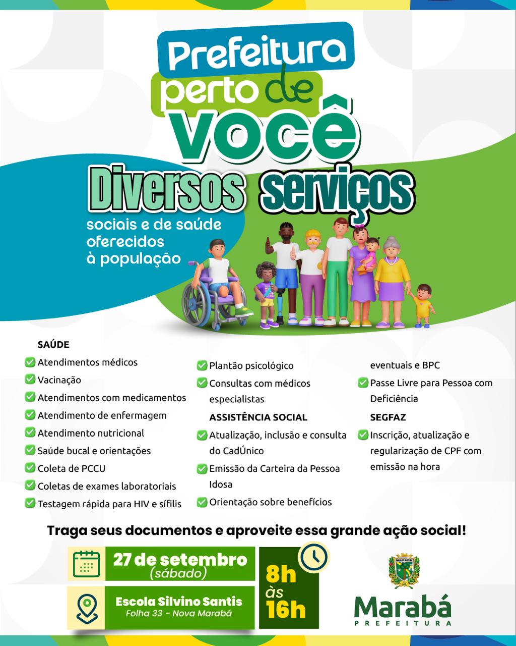  Reprodução/Prefeitura de Marabá - PA