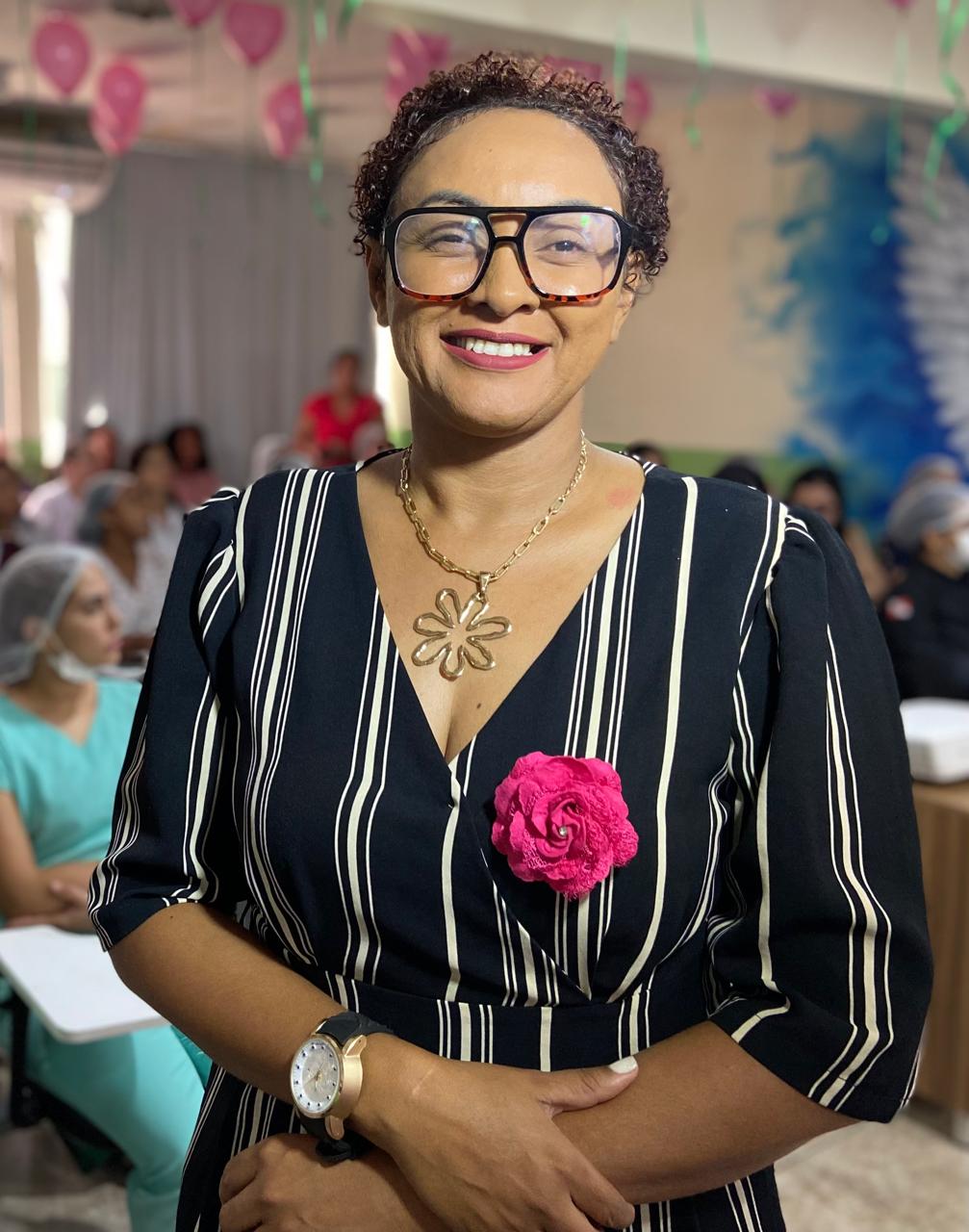 Nacaíra Caldas, coordenadora da Saúde da Mulher da SMS