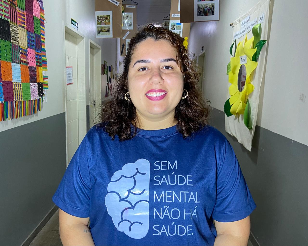 Paula Aviz, enfermeira psiquiátrica e técnica de referência do CAPS