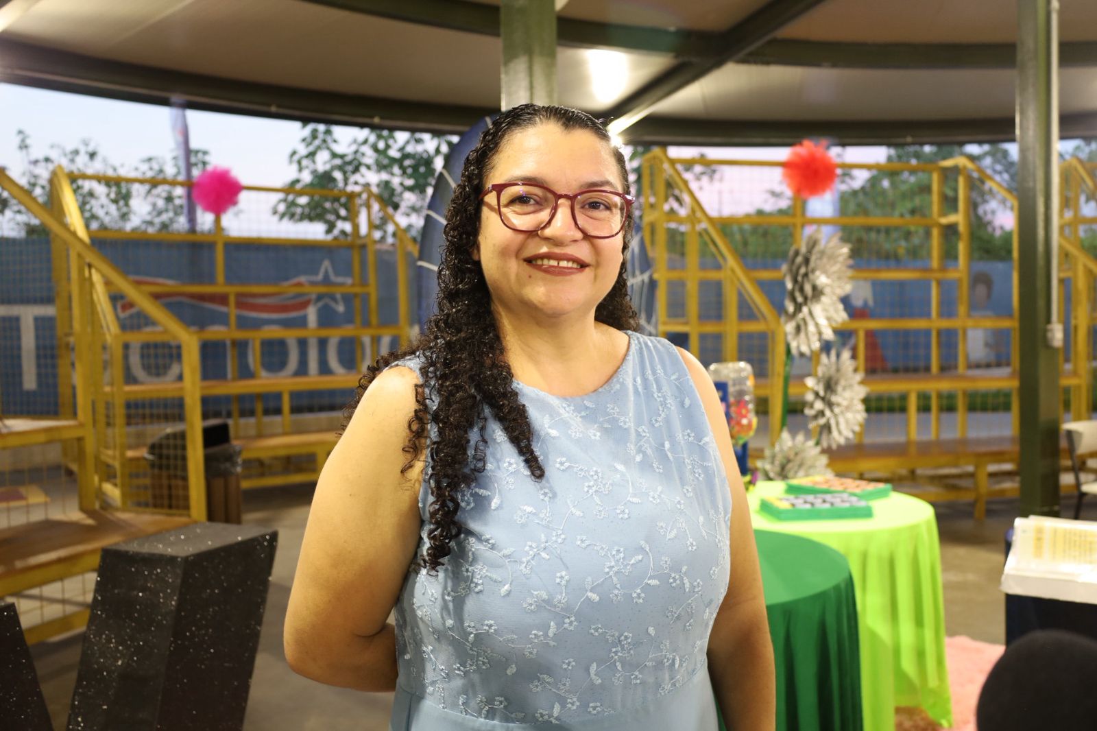 Jeanemis Moreno, mãe do aluno Kalleb Moreno