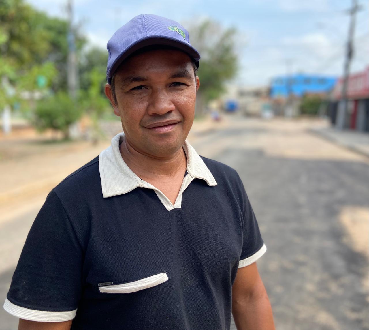 Antônio Jociel, encarregado da equipe