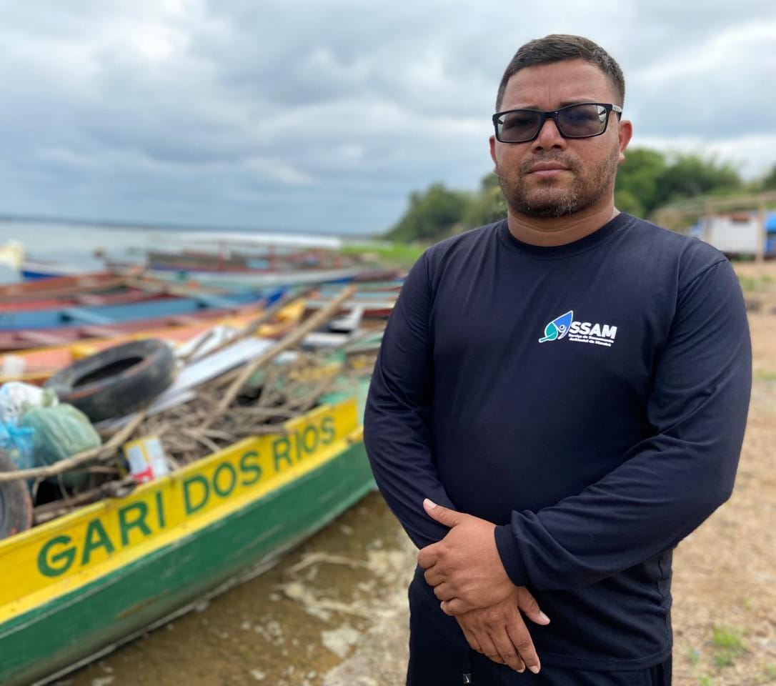 Jefferson Vasconcelos dos Santos, coordenador do Gari dos Rios