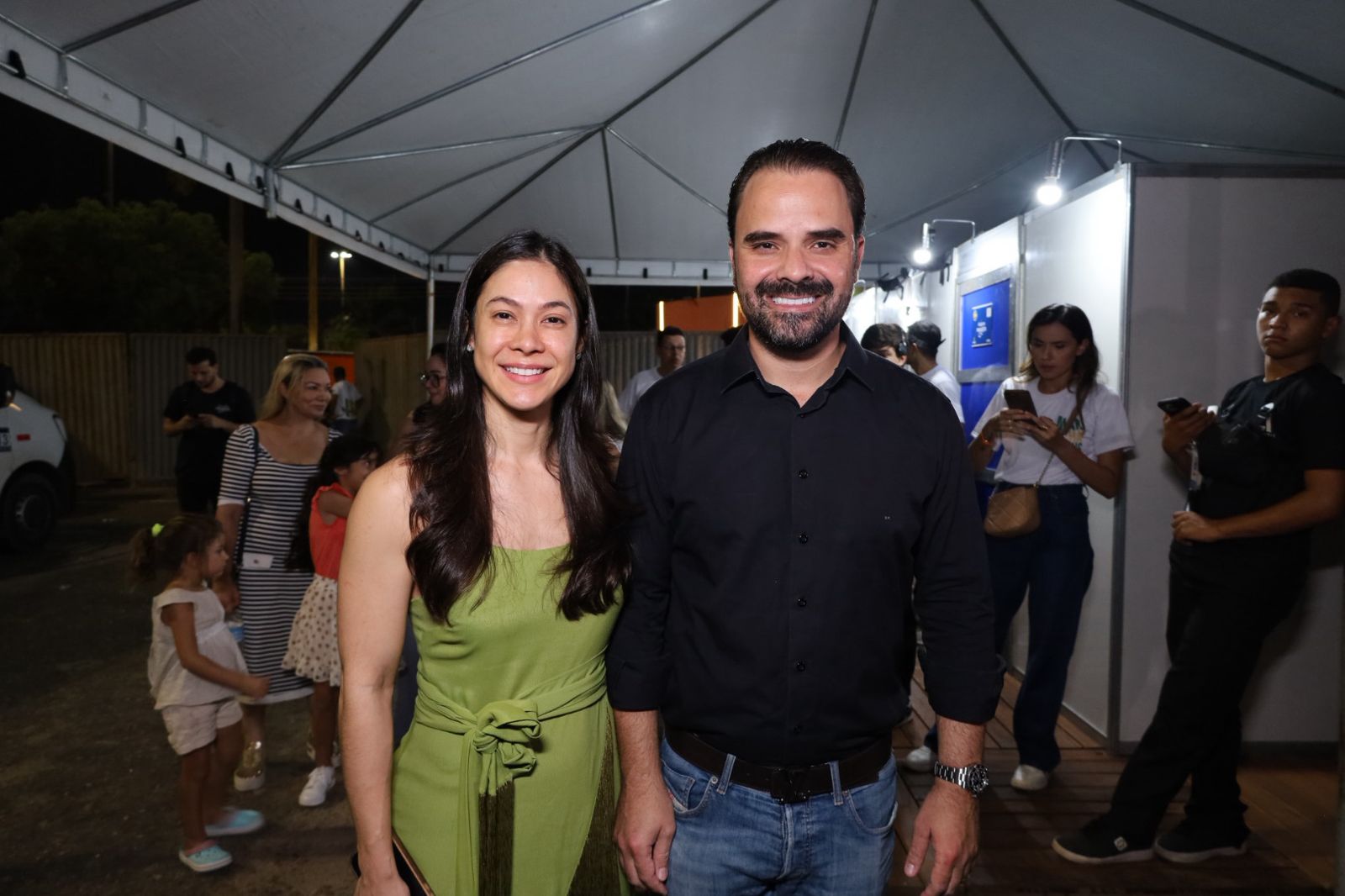 Prefeito de Marabá, Toni Cunha e a primeira dama Lanuzia Lobo